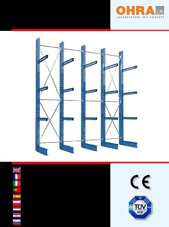 Manual de montaje y de operaciones de estanterías cantilever